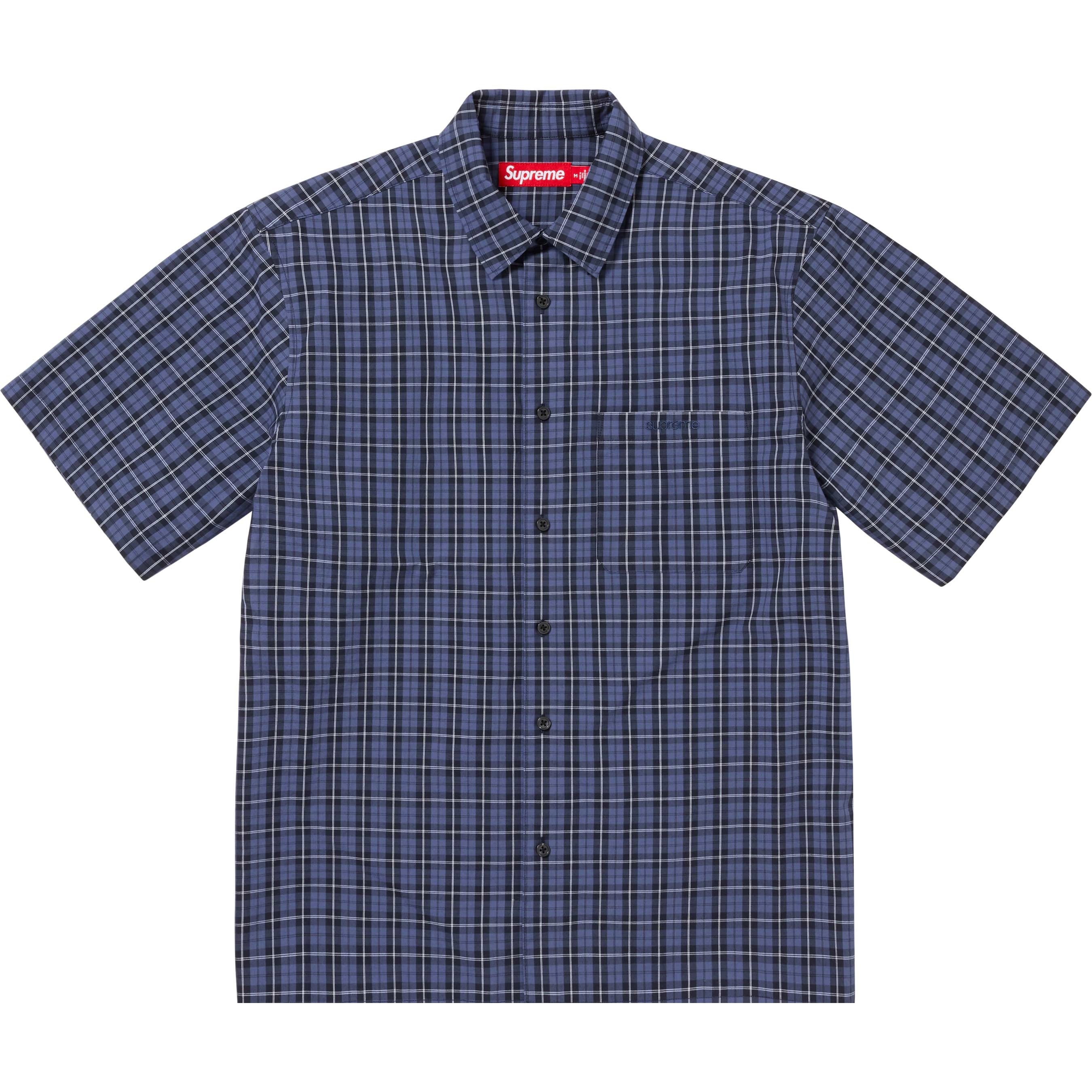 Loose Fit Mini Plaid S/S Shirt view 5